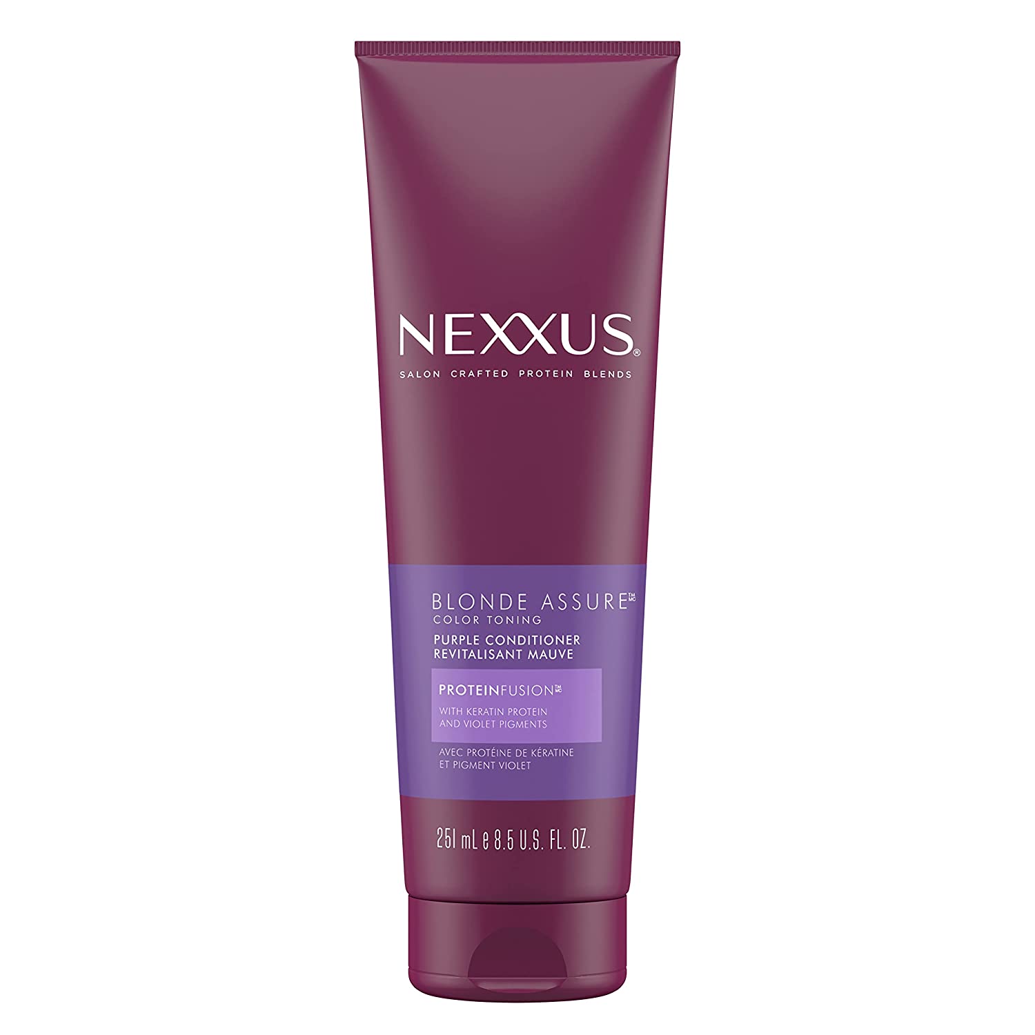 Nexxus Blonde Assure Anti-Brass Purple Conditioner, 8.5-Ounce