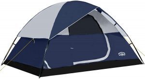 Pacific Pass Waterproof Lightweight Family Tent, 4-Person