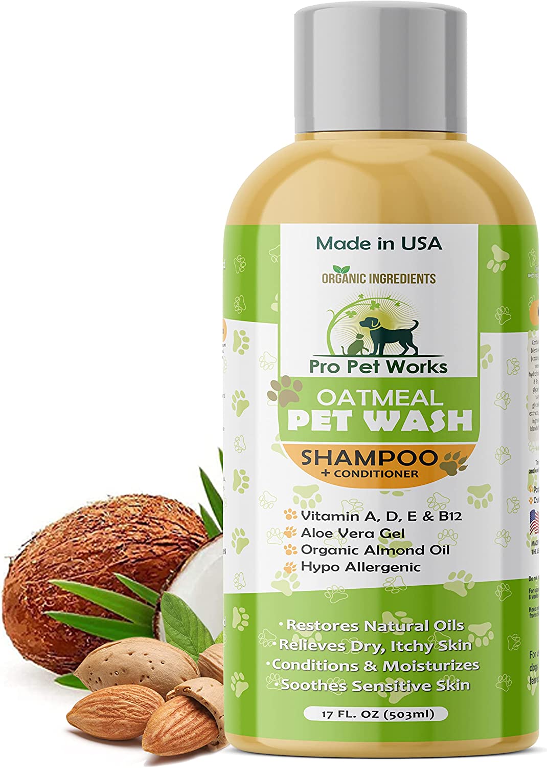 Pro Pet Works Hypoallergenic Pet Shampoo, 17-Ounce