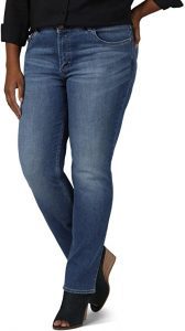 Riders by Lee Indigo Straight Leg Stretch Jeans For Plus-Size Women