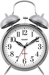 Sharp Dual Bell Heavey Sleeper Alarm Clock