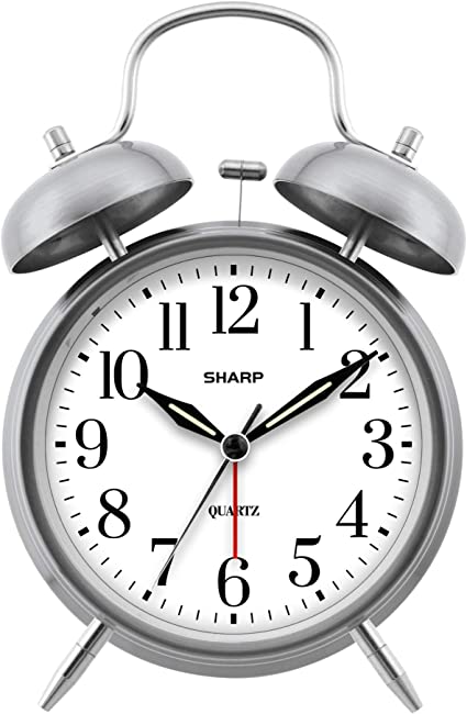Sharp Dual Bell Heavey Sleeper Alarm Clock