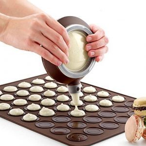 SILIMADE Silicone Piping Pot Pastry & Baking Mold Set, 6-Piece