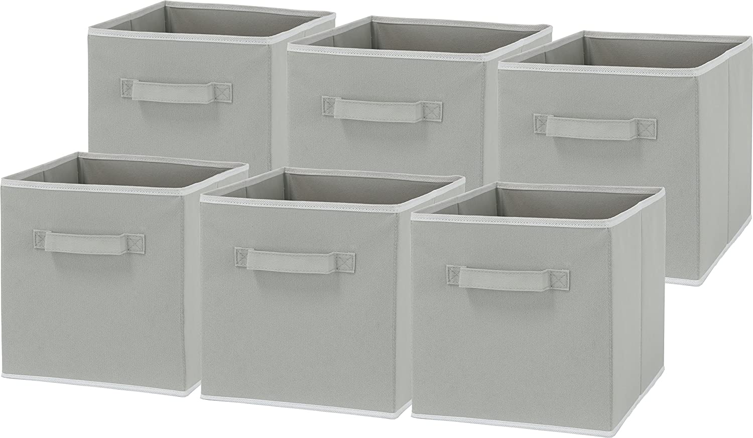 Simple Houseware Folding Cube Organization Storage Bin, 6-Piece