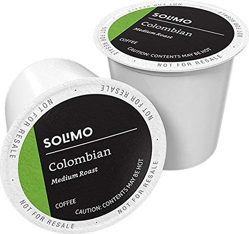 Solimo Mild Flavor Colombian Medium Roast K-Cup, 100-Cup