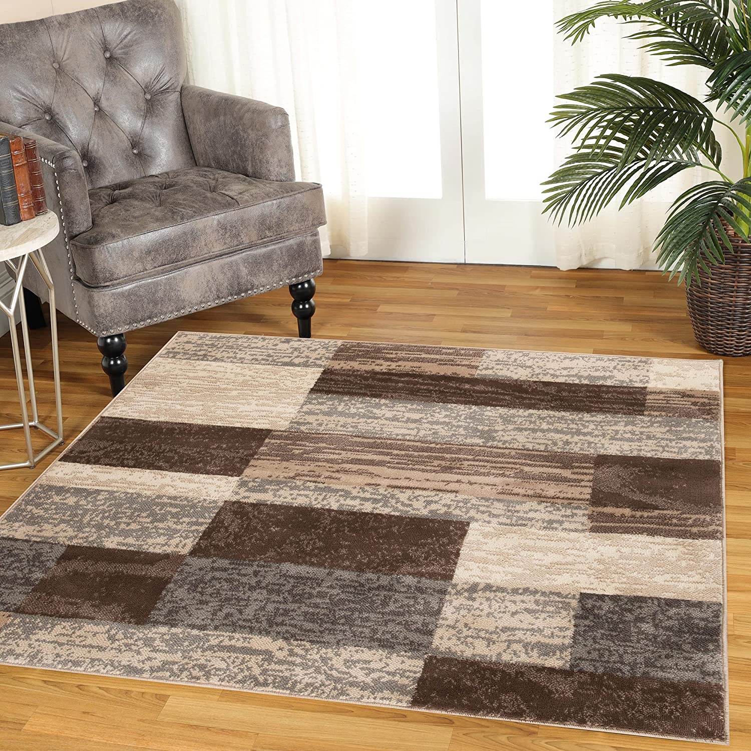 SUPERIOR Rockwood Collection Striped Family Room Rug