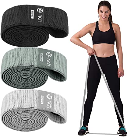 Te-Rich Fabric Pull-Up Assistance Band, 3-Piece
