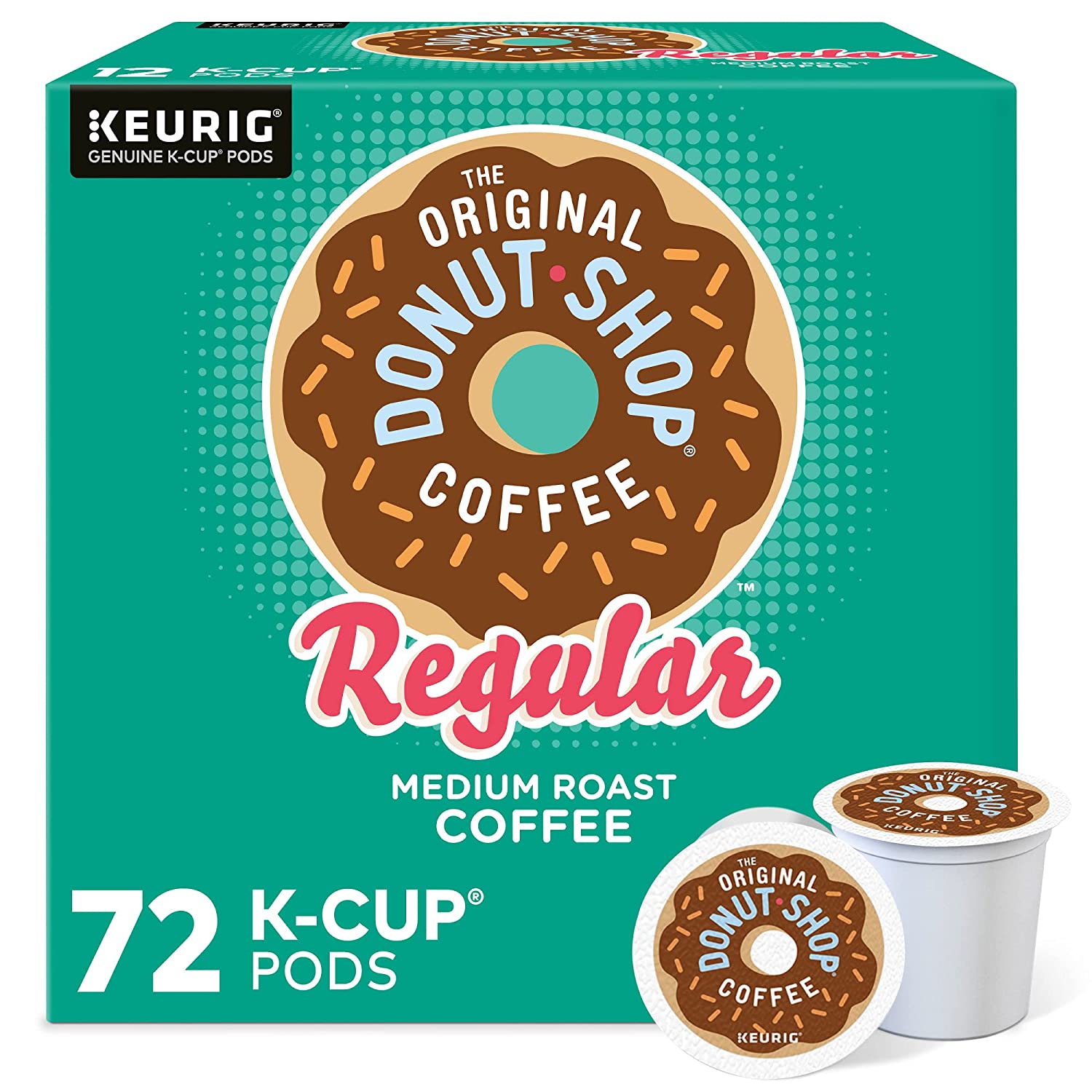 The Original Donut Shop Certified Kosher Medium Roast K -Cup, 72-Count