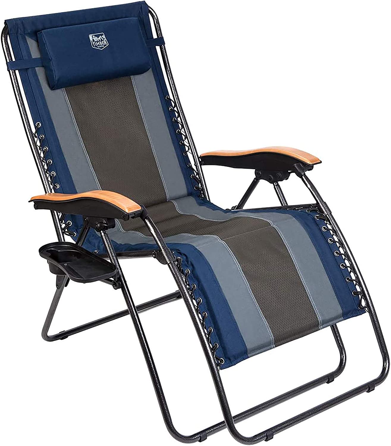 Timber Ridge Anti-Gravity Lumbar Support Lawn Chair