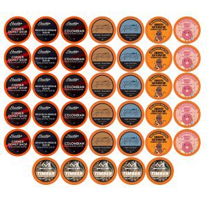 Two Rivers Coffee Variety Pack Medium Roast K-Cup, 40-Count