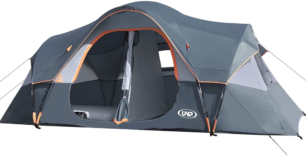 UNP Ventilating Windproof Family Tent, 10-Person