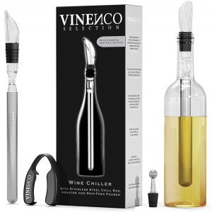 Vinenco 3-In-1 Aerator Pourer & Wine Chiller Rod