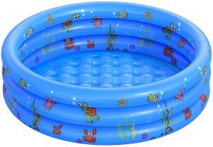 VIVI MAO Kid’s Non-Toxic Inflatable Pool, 47-Inch
