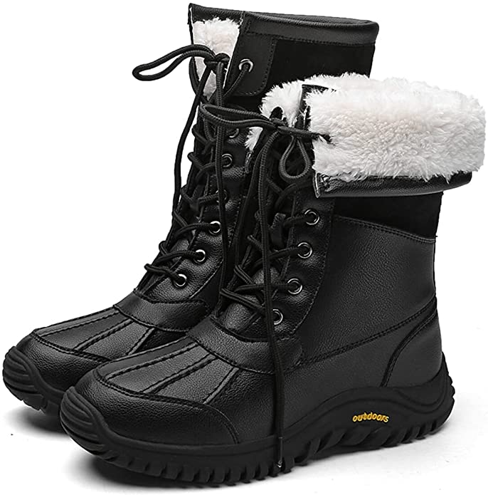 ziitop Waterproof Fur-Lined Boots For Women