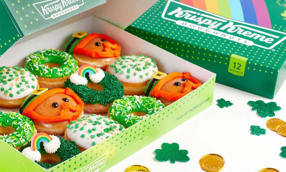 Krispy Kreme St. Patricks Day Dozen Doughnuts