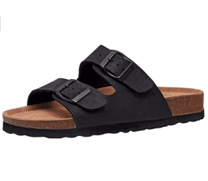 CUSHIONAIRE Vegan Suede Women’s Sandals