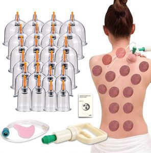 AIKOTOO Transparent Plastic Cup Therapy Set