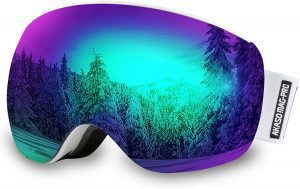 AKASO Mag-Pro Interchangeable Lens Snowboard Goggles