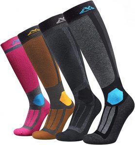 AKASO Outdoor THERMOLITE Wool Ski Socks
