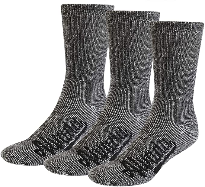 Alvada Merino Wool Hiking Warm Socks, 3-Pack