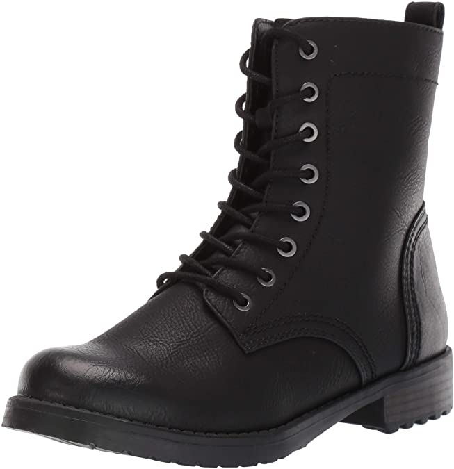 Amazon Essentials Synthetic Leather Women’s Black Boots