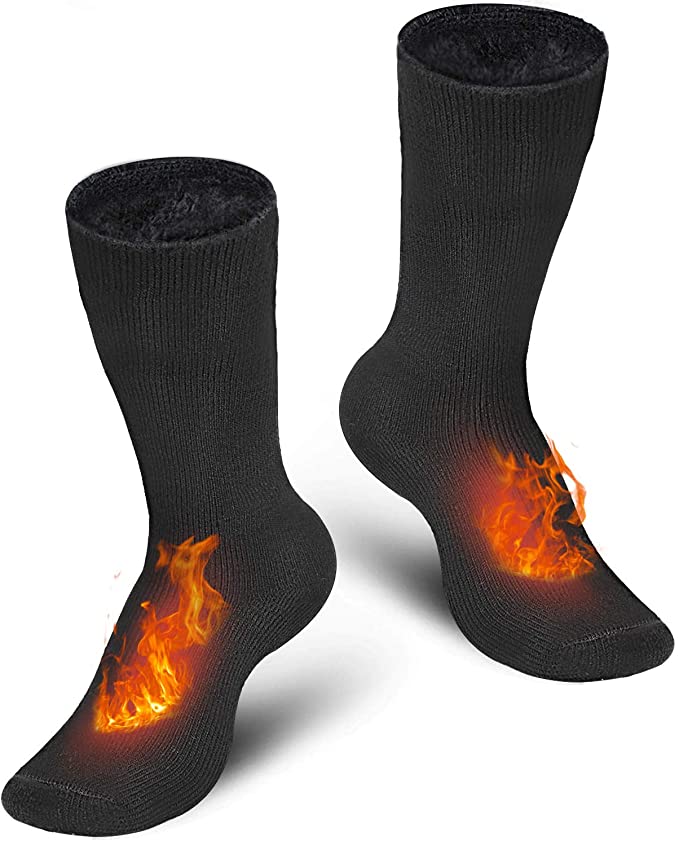 Bymore Insulated Winter Warm Socks, 2-Pack