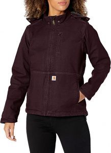Carhartt Caldwell Removable Sherpa-Lined Hood Jacket For Teen Girls