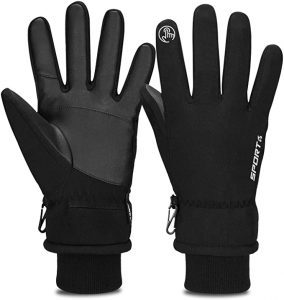Cevapro Warm & Waterproof Touchscreen Snowboarding Gloves
