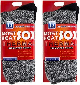 Chalier Thick Thermal Socks For Men, 2-Pack