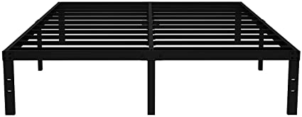 COMASACH Quiet Steel California King Bed Frame, 18-Inch