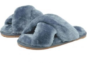 Crazy Lady Faux Fur Cushioned House Slippers For Women