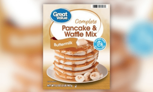 Recalled pancake and waffle mix