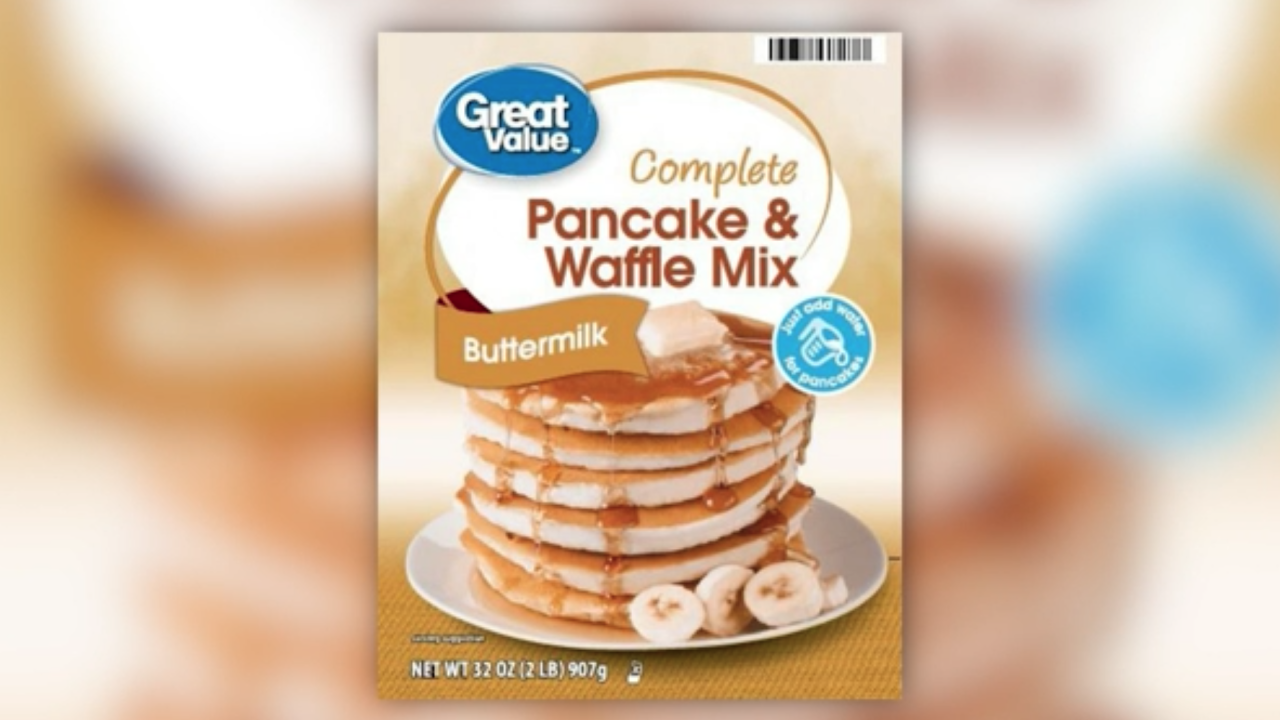 Recalled pancake and waffle mix