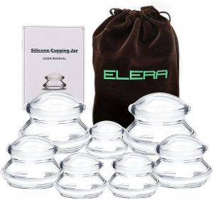 ELERA Clear Non-Toxic Silicone Cup Therapy Set