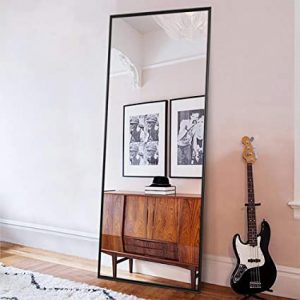 Elevens Framed Shatterproof Oversize Wall Mirror, 65 x 22-Inch