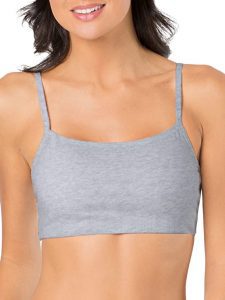 Fruit of the Loom Tag-Free Bralettes, 3-Pack