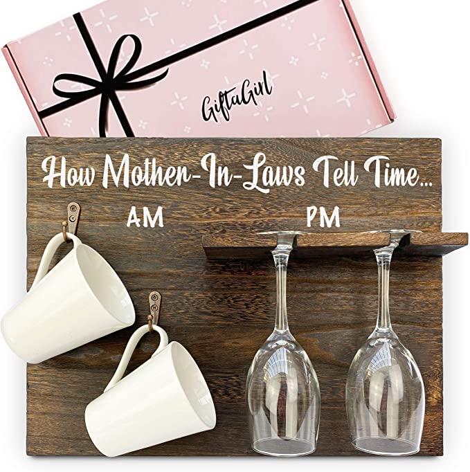 GIFTAGIRL Wall-Mounted Cup Holder Gifts For Mother-In-Laws