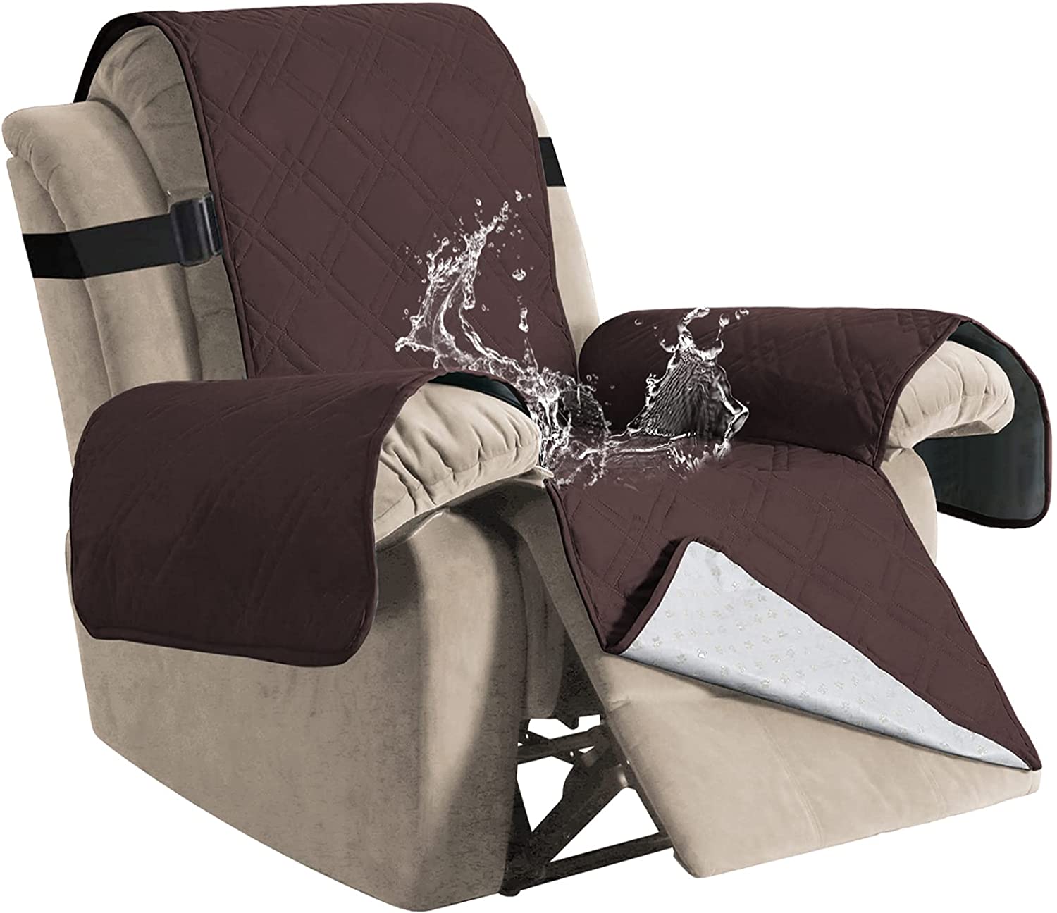 H.VERSAILTEX Non-Slip Backing Recliner Cover For Large Recliners