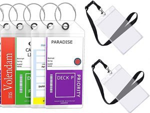 Highwind ID Badge Holders & Cruise Luggage Tags, 6-Pack