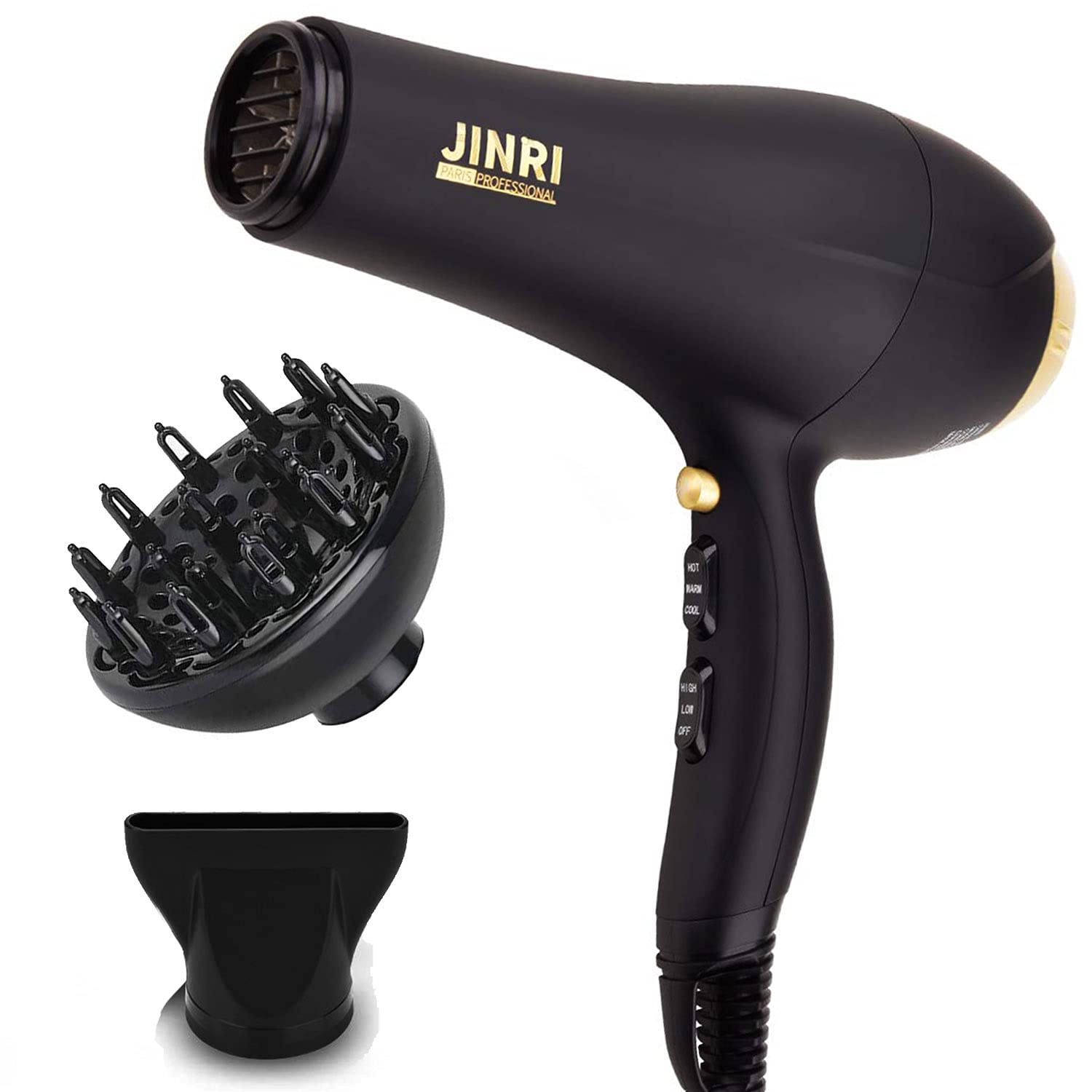 JINRI Removable Air Filter Infrared Hair Dryer