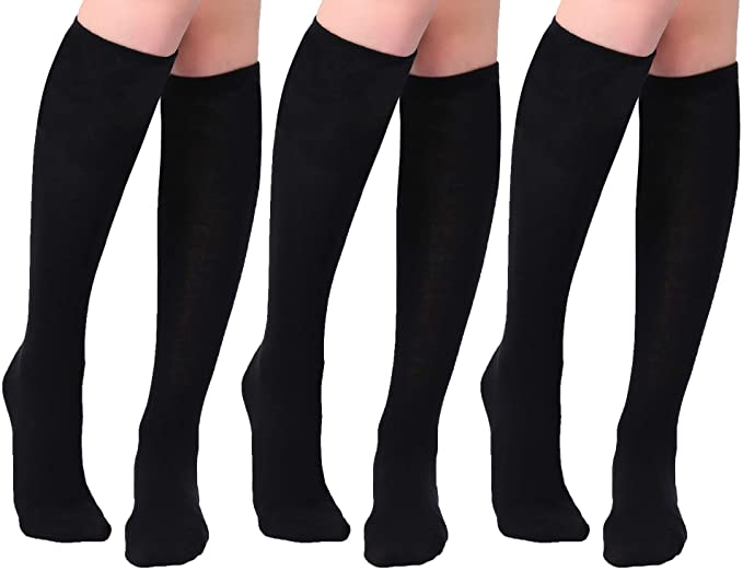 Joulli All-Occasion Knee High Socks For Women, 3-Pack