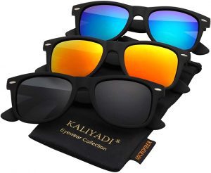 KALIYADI Anti-Glare Men’s Polarized Sunglasses, 3-Pack