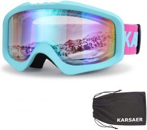 Karsaer Dual-Lens Bendable Snowboard Goggles