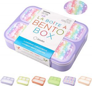 kinsho Magical Unicorn Leak-Proof Bento Lunchbox For Girls
