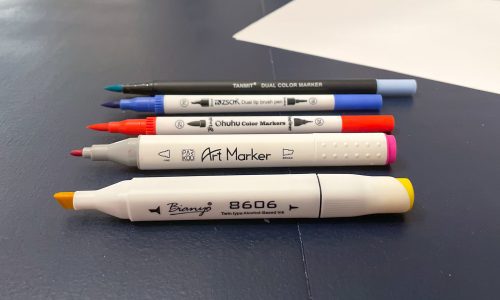 5 markers