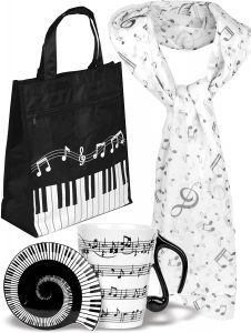 MEANT2TOBE Mug, Tote & Scarf Music-Themed Gifts For Women