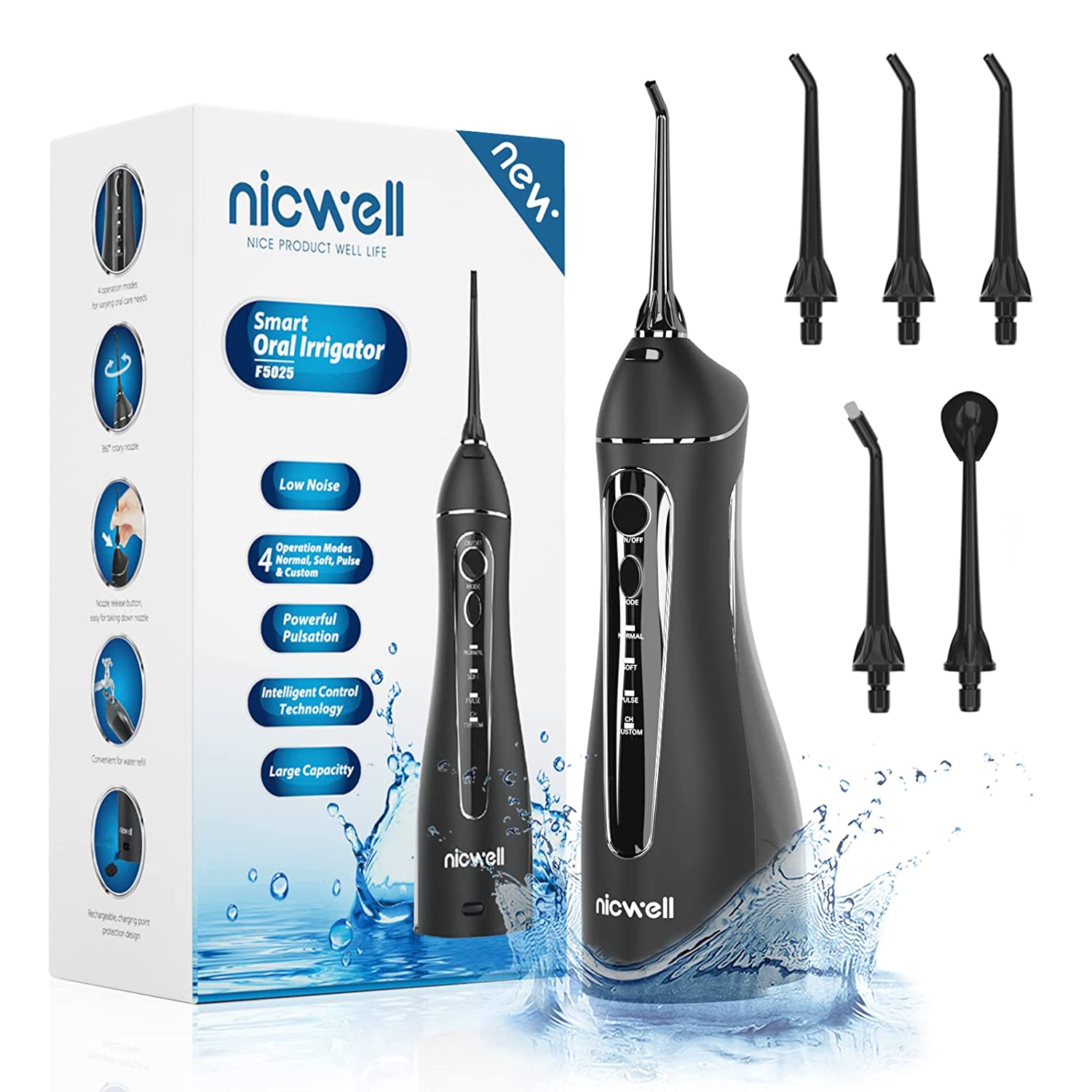 Nicwell Quiet Smart Oral Irrigator