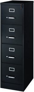 Office Dimensions Core-Removable Lock Filing Cabinet, 4-Drawer