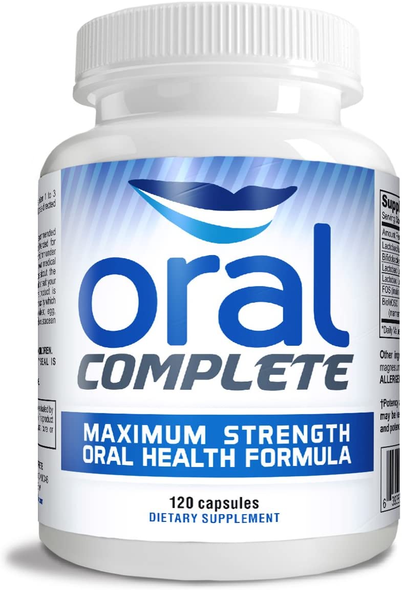 Oral Complete Probiotic Dietary Supplement Breath Freshener, 120-Count