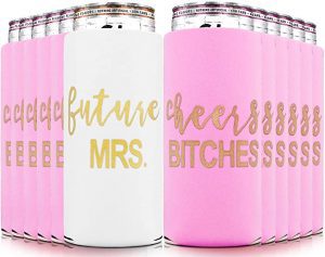 P.LOTOR Soft Can Sleeves Bachelorette Party Gifts, 12-Piece